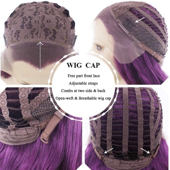 ?Neti Purple 22” LACEFRONT Wig *NWT* ? main image 5